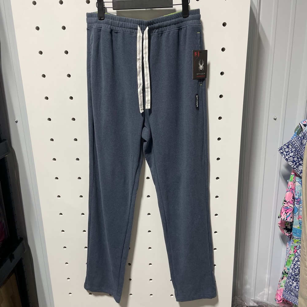 NWT Spyder Men's Blue Sweatpants Size S